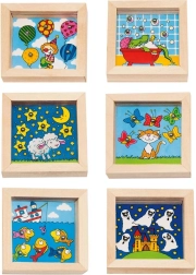 Jouet en bois de poche Bille dans le trou par GOKI