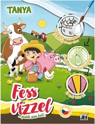 Peins à l’eau Ferme – coloriages A4 (version hongroise)