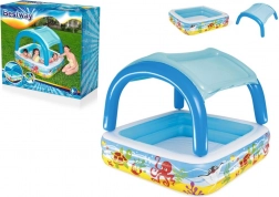 Piscine gonflable pour enfants avec auvent