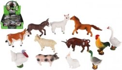 Figurine en plastique d'animaux domestiques assortiment de types