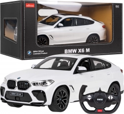 Rastar BMW X6 M 1:14 voiture RC avec télécommande 2,4 GHz – Blanc