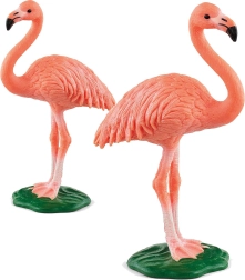 Figurine de flamant rose