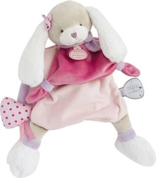 Marionnette en peluche Chien rose