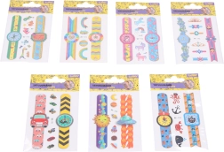 Autocollants temporaires de tatouage montres 7,5 × 11 cm – 8 variantes