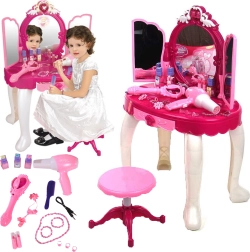 Coiffeuse avec entrée MP3 GIRL+ et baguette magique