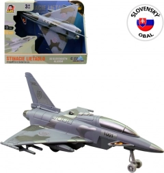 Avion de chasse à friction avec lumière et son