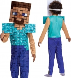 Déguisement enfant Steve de Minecraft 127–136 cm (7–8 ans)