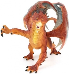 Dragon rouge 22 cm figurine