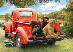 Puzzle Les copains à la pêche 1000 pièces