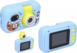 appareil photo numérique pour enfants avec objectif rabattable et étui en silicone – photo 40 Mpx, vidéo Full HD