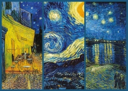 Puzzle Art : Collage nocturne 1000 pièces