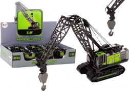 Grue de chantier pour enfants avec crochet en métal, coloris noir et vert