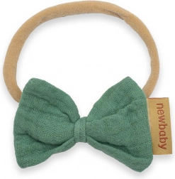 Bandeau en mousseline pour bébé NEW BABY menthe