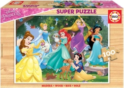 Puzzle en bois DISNEY Princesses 100 pièces EDUCA