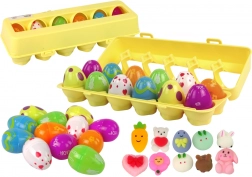 Oeufs squishy de Pâques – lot de 12 pièces
