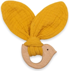 Anneau de dentition New Baby Bird moutarde