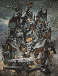 Puzzle Magnolia Île Willoville 1000 pièces