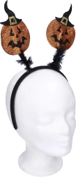 Serre-tête de carnaval avec décoration citrouille