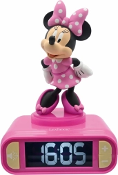 Réveil pour enfants avec veilleuse 3D MINNIE