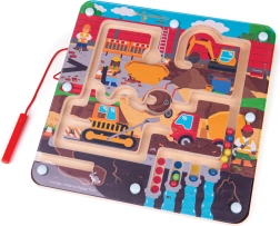 Labyrinthe magnétique chantier Bigjigs Toys