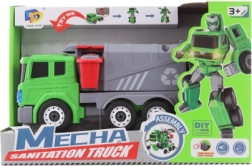 Robot éboueur transformable 2-en-1 à piles