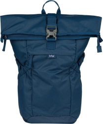baagl roll navy grs – sac à dos urbain imperméable 29 l avec poche matelassée pour ordinateur portable