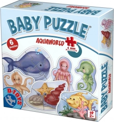 D-Toys baby puzzle Monde sous-marin 6en1 (2–5 pièces)