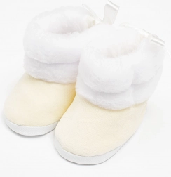 Chaussons d’hiver pour bébé NEW BABY beige 6–12 mois