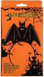 Serre-tête lumineux avec motif de chauve-souris