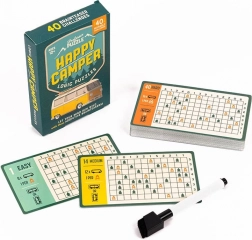 Profesor Puzzle Happy Camper casse-têtes logiques – ensemble de cartes réutilisables