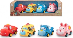 Petites voitures sensorielles pour tout-petits – voiture de police, ambulance, camion de pompiers et taxi