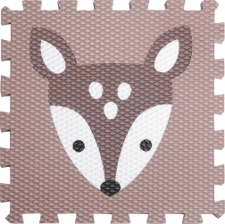 Minideckfloor faon – marron avec faon brun foncé