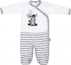 Combinaison en coton pour bébé New Baby Zebra