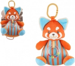 Renard en peluche avec boîte à musique et clip d’attache pour bébés