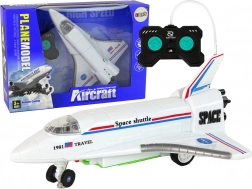 Avion à réaction RC avec télécommande – blanc