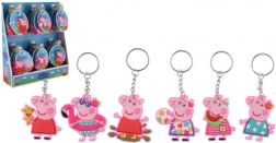 Porte-clés Peppa Pig 10 cm – pendentif en caoutchouc pour clés et sac à dos