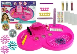 Kit de manucure avec lampe UV et vernis