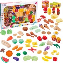 Woopie Ensemble de cuisine pour enfants Fruits et Légumes 120 pcs