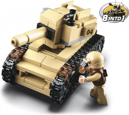 Sluban Army 8-en-1 tank – mini-construction
