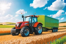 Puzzle Trefl Machines agricoles 100 pièces