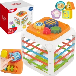 Cube éducatif Woopie Sorter 4-en-1 formes 18m+