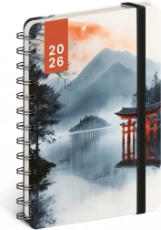 Agenda spirale Notique Petito Japon 2025/2026