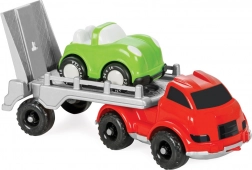 Camion en plastique pour le sable avec petite voiture