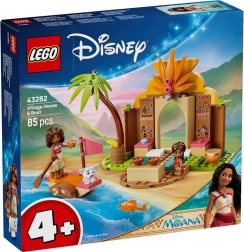 LEGO Disney Vaiana 2 La maison du village et le bateau