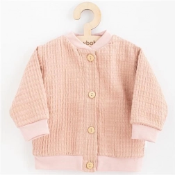 Veste bébé en mousseline New Baby Comfort clothes rose