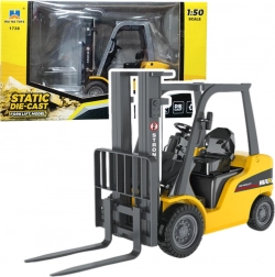 Chariot élévateur métallique Huina jaune 1:50