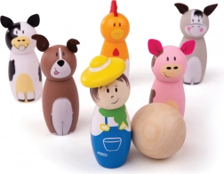 Quilles en bois Ferme de Bigjigs Toys