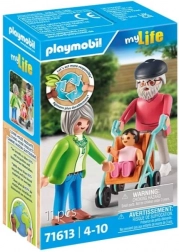 Figurines PLAYMOBIL Ma Vie Grands-parents avec petit-enfant