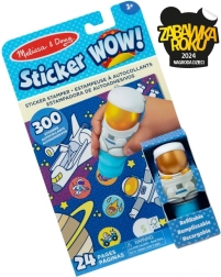 Sticker Wow set créatif avec tampon et autocollants – astronaute