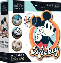 Puzzle en bois Retro MICKEY MOUSE 160 pièces